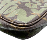 ルイ・ヴィトン LOUIS VUITTON ポシェット・アクセソワール M92191 ブラウン/カーキ モノグラムグラフィティ/レザー レディース ハンドバッグ