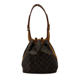 ルイ・ヴィトン LOUIS VUITTON プチノエ M42226 ブラウン モノグラム/レザー レディース ショルダーバッグ
