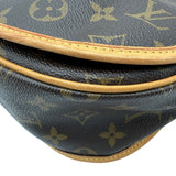 ルイ・ヴィトン LOUIS VUITTON メニルモンタンPM M40474 ブラウン モノグラム/レザー レディース ショルダーバッグ