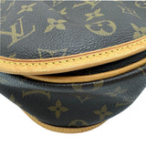 ルイ・ヴィトン LOUIS VUITTON メニルモンタンPM M40474 ブラウン モノグラム/レザー レディース ショルダーバッグ
