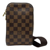 ルイ・ヴィトン LOUIS VUITTON ジェロニモス N51994 ブラウン ダミエ/レザー メンズ ボディバッグ