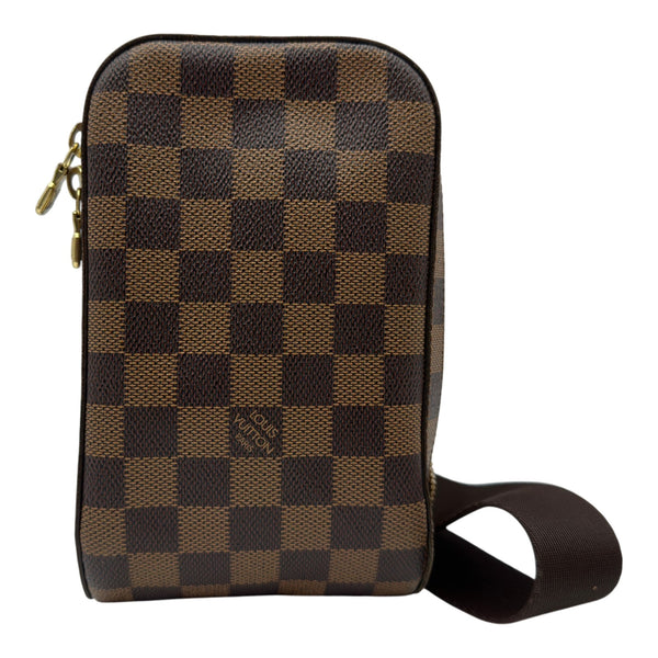 ルイ・ヴィトン LOUIS VUITTON ジェロニモス N51994 ブラウン ダミエ
