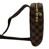 ルイ・ヴィトン LOUIS VUITTON ジェロニモス N51994 ブラウン ダミエ/レザー メンズ ボディバッグ