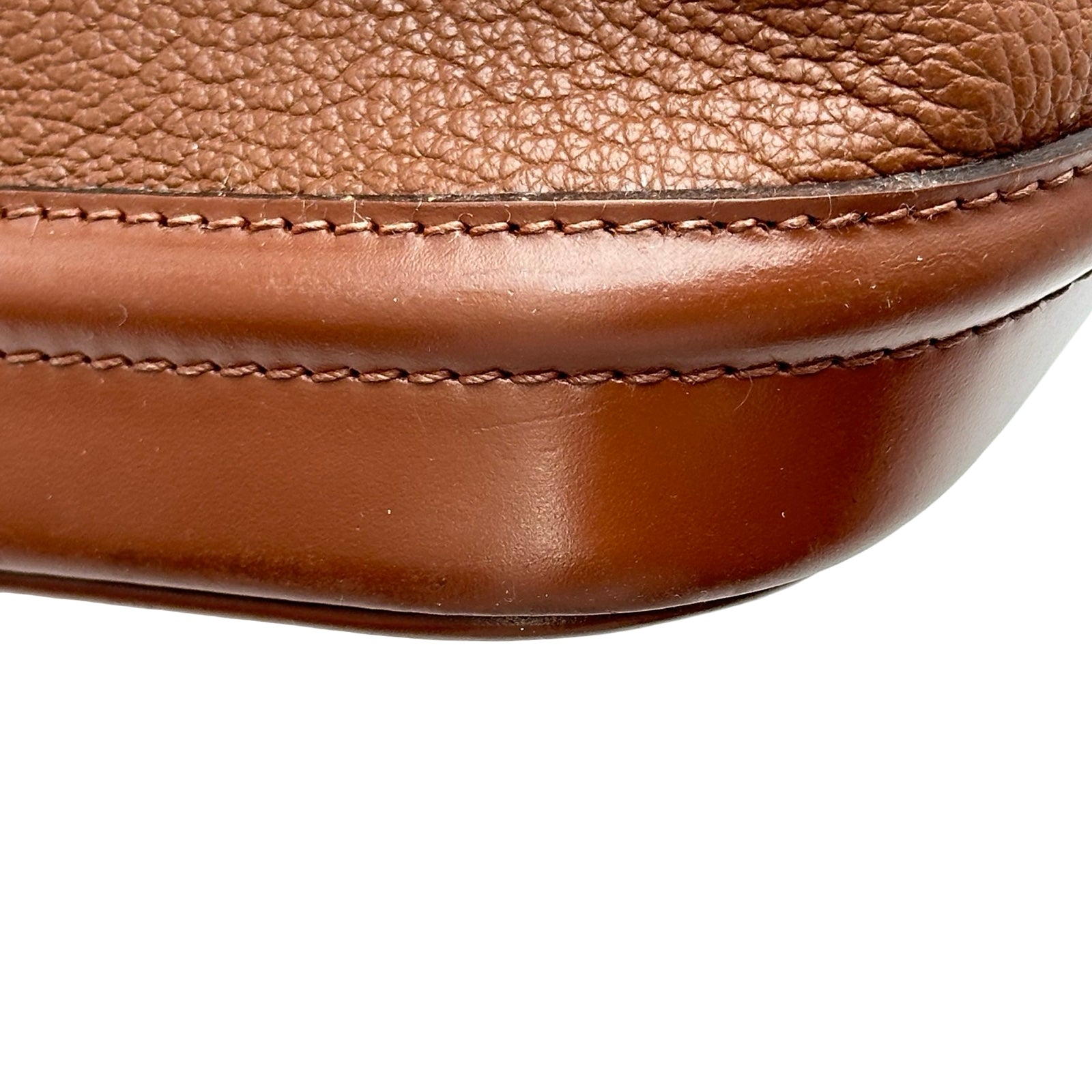 美品❣️ ルイヴィトン　フラットシューズ　スエード　ブラウン　LVロゴ　レザー ルイ・ヴィトン LOUIS VUITTON ロックイットPM M91889 ブラウン スハリ