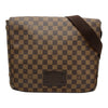 ルイ・ヴィトン LOUIS VUITTON ブルックリンMM N51211 ブラウン ダミエ/レザー メンズ ショルダーバッグ