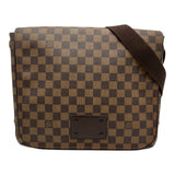 ルイ・ヴィトン LOUIS VUITTON ブルックリンMM N51211 ブラウン ダミエ/レザー メンズ ショルダーバッグ