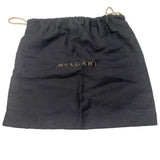 ブルガリ BVLGARI ロゴマニア マキシレッタレ ベッキー ハンドバッグ ブルー/ベージュ キャンバス/レザー レディース ハンドバッグ