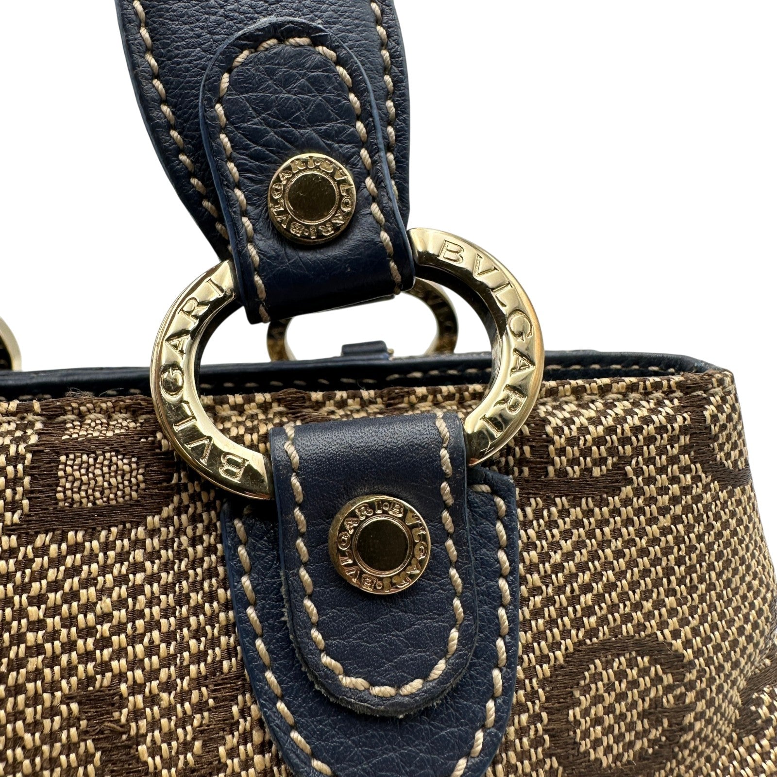ブルガリ BVLGARI ロゴマニア マキシレッタレ ベッキー ハンドバッグ