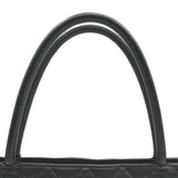 シャネル CHANEL 復刻トート A01804 6番台 ブラック シルバー金具 キャビアスキン レディース ハンドバッグ