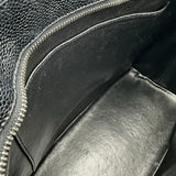 シャネル CHANEL 復刻トート A01804 6番台 ブラック シルバー金具 キャビアスキン レディース ハンドバッグ