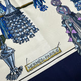 エルメス HERMES カレ90 PASEMENTERIE マルチカラー シルク レディース スカーフ