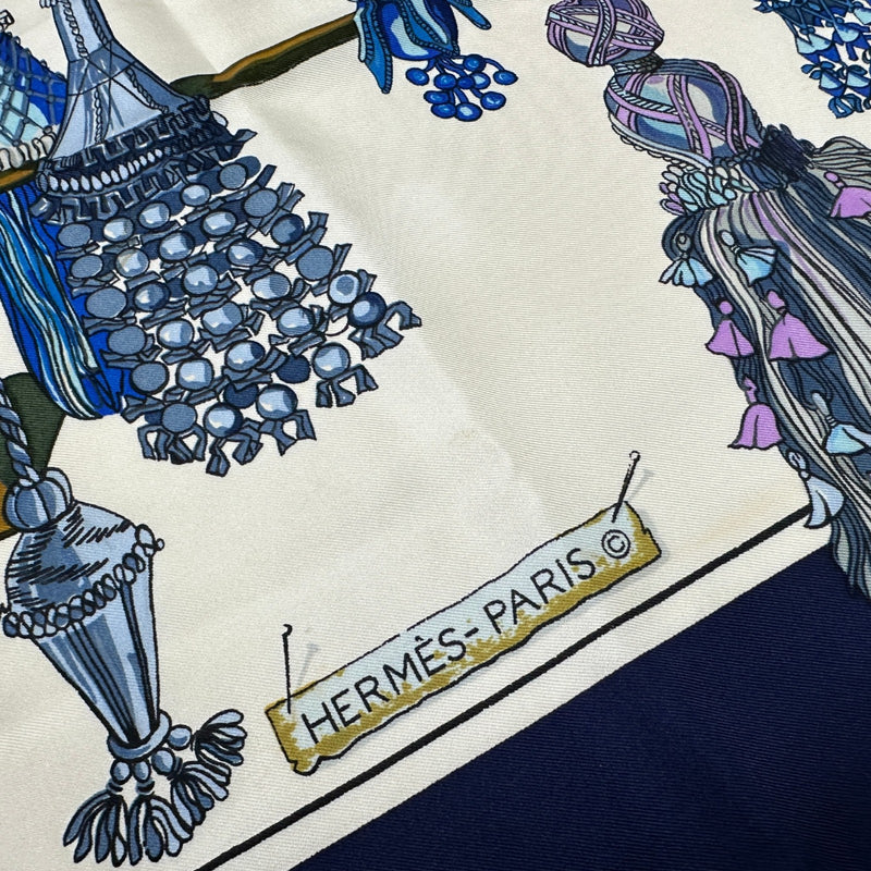 エルメス HERMES カレ90 PASEMENTERIE マルチカラー シルク レディース