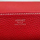 エルメス HERMES アルザン31 C刻印 ルージュカザック シルバー金具 トリヨン レディース ショルダーバッグ