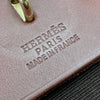 エルメス HERMES エールバッグPM □F刻 ダークブラウン ゴールド金具 トワル レディース ショルダーバッグ