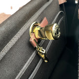 エルメス HERMES エールバッグPM □F刻 ダークブラウン ゴールド金具 トワル レディース ショルダーバッグ