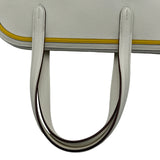 エルメス HERMES トランザット D刻印 ホワイト/ゴールド/ジョーヌナプル シルバー金具 エバーカラー/スイフト レディース ハンドバッグ