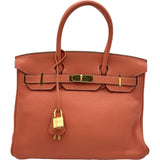 エルメス HERMES バーキン30 □Q刻印 クレヴェット ゴールド金具 トリヨン レディース ハンドバッグ