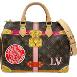 ルイ・ヴィトン LOUIS VUITTON スピーディ・バンドリエール30 M41386 ブラウン モノグラム・サマートランク レディース ハンドバッグ