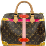 ルイ・ヴィトン LOUIS VUITTON スピーディ・バンドリエール30 M41386 ブラウン モノグラム・サマートランク レディース ハンドバッグ