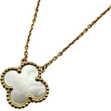 ヴァンクリーフ＆アーペル Van Cleef & Arpels ヴィンテージアルハンブラネックレス ゴールド Au750 マザーオブパール ジュエリー