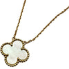 ヴァンクリーフ＆アーペル Van Cleef & Arpels ヴィンテージアルハンブラネックレス ゴールド Au750 マザーオブパール ジュエリー