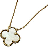 ヴァンクリーフ＆アーペル Van Cleef & Arpels ヴィンテージアルハンブラネックレス ゴールド Au750 マザーオブパール ジュエリー