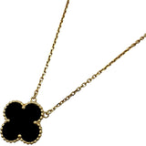 ヴァンクリーフ＆アーペル Van Cleef & Arpels ヴィンテージアルハンブラネックレス ゴールド Au750 オニキス ジュエリー