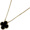ヴァンクリーフ＆アーペル Van Cleef & Arpels ヴィンテージアルハンブラネックレス ゴールド Au750 オニキス ジュエリー