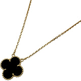 ヴァンクリーフ＆アーペル Van Cleef & Arpels ヴィンテージアルハンブラネックレス ゴールド Au750 オニキス ジュエリー