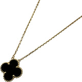 ヴァンクリーフ＆アーペル Van Cleef & Arpels ヴィンテージアルハンブラネックレス ゴールド Au750 オニキス ジュエリー