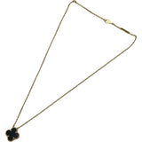 ヴァンクリーフ＆アーペル Van Cleef & Arpels ヴィンテージアルハンブラネックレス ゴールド Au750 オニキス ジュエリー