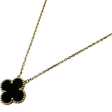 ヴァンクリーフ＆アーペル Van Cleef & Arpels ヴィンテージアルハンブラネックレス ゴールド Au750 オニキス ジュエリー