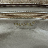 シャネル CHANEL ハンドバッグ 5番台 ブラウン ゴールド金具 カーフスキン レディース ハンドバッグ