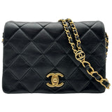 シャネル CHANEL マトラッセ チェーンショルダー AS4772 ブラック カーフスキン レディース ショルダーバッグ