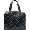 シャネル CHANEL ワイルドステッチハンドバッグ A14693 7番台 ブラック ゴールド金具 カーフスキン レディース ハンドバッグ
