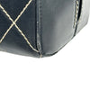 シャネル CHANEL ワイルドステッチハンドバッグ A14693 7番台 ブラック ゴールド金具 カーフスキン レディース ハンドバッグ