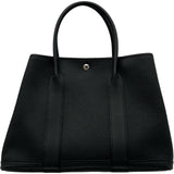 エルメス HERMES ガーデンパーティPM Y刻印 ブラック シルバー金具 ネゴンダ ユニセックス ハンドバッグ