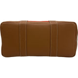 エルメス HERMES ガーデンパーティPM カバロール □Q刻印 ルージュヴェネチアン/ゴールド シルバー金具 トワルトランザット レディース ハンドバッグ