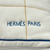 エルメス HERMES クッション アイボリー/ルージュ・ヴェルミヨン メリノウール/カシミヤ レディース その他ファッション雑貨