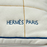 エルメス HERMES クッション アイボリー/ルージュ・ヴェルミヨン メリノウール/カシミヤ レディース その他ファッション雑貨