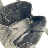 プラダ PRADA キルティングレザートート 1BG547 ブラック レザー レディース ショルダーバッグ