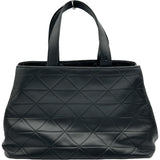 プラダ PRADA キルティングレザートート 1BG547 ブラック レザー レディース ショルダーバッグ