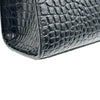 サンローラン SAINT LAURENT マンハッタン 579271 ブラック　ゴールド金具 クロコ型押し/レザー レディース ショルダーバッグ