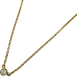 ティファニー TIFFANY＆CO バイザヤードネックレス ゴールド 750 ダイヤモンド ジュエリー
