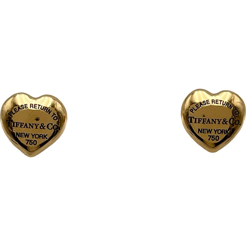 Tiffany & Co. ピアス ゴールドカラー ティファニー TIFFANY＆CO リターントゥフルハートピアス ゴールド 750