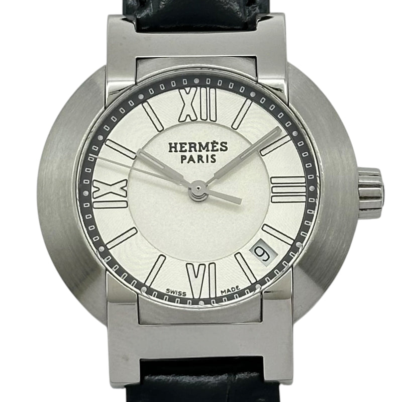 エルメス HERMES ノマード N01.210 シルバー ステンレススチール 自動