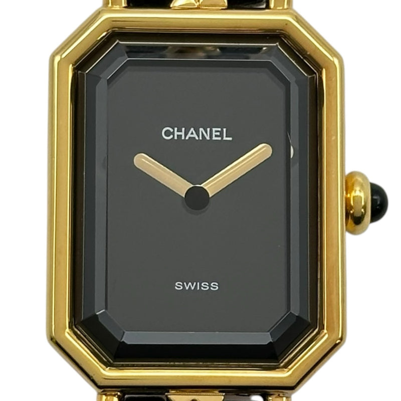シャネル CHANEL プルミエール M H0001 ブラック ゴールドプレーテッド