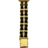 シャネル CHANEL プルミエール M H0001 ブラック ゴールドプレーテッド クオーツ レディース 腕時計