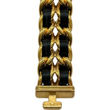 シャネル CHANEL プルミエール M H0001 ブラック ゴールドプレーテッド クオーツ レディース 腕時計
