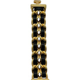 シャネル CHANEL プルミエール M H0001 ブラック ゴールドプレーテッド クオーツ レディース 腕時計